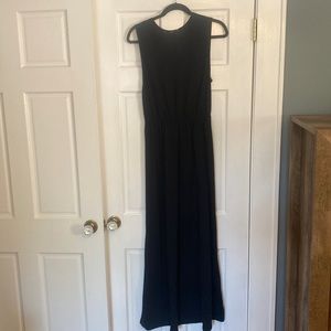 Black maxi dress